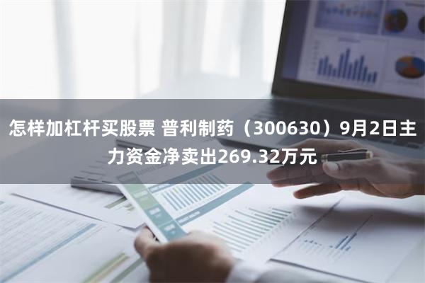 怎样加杠杆买股票 普利制药（300630）9月2日主力资金净卖出269.32万元